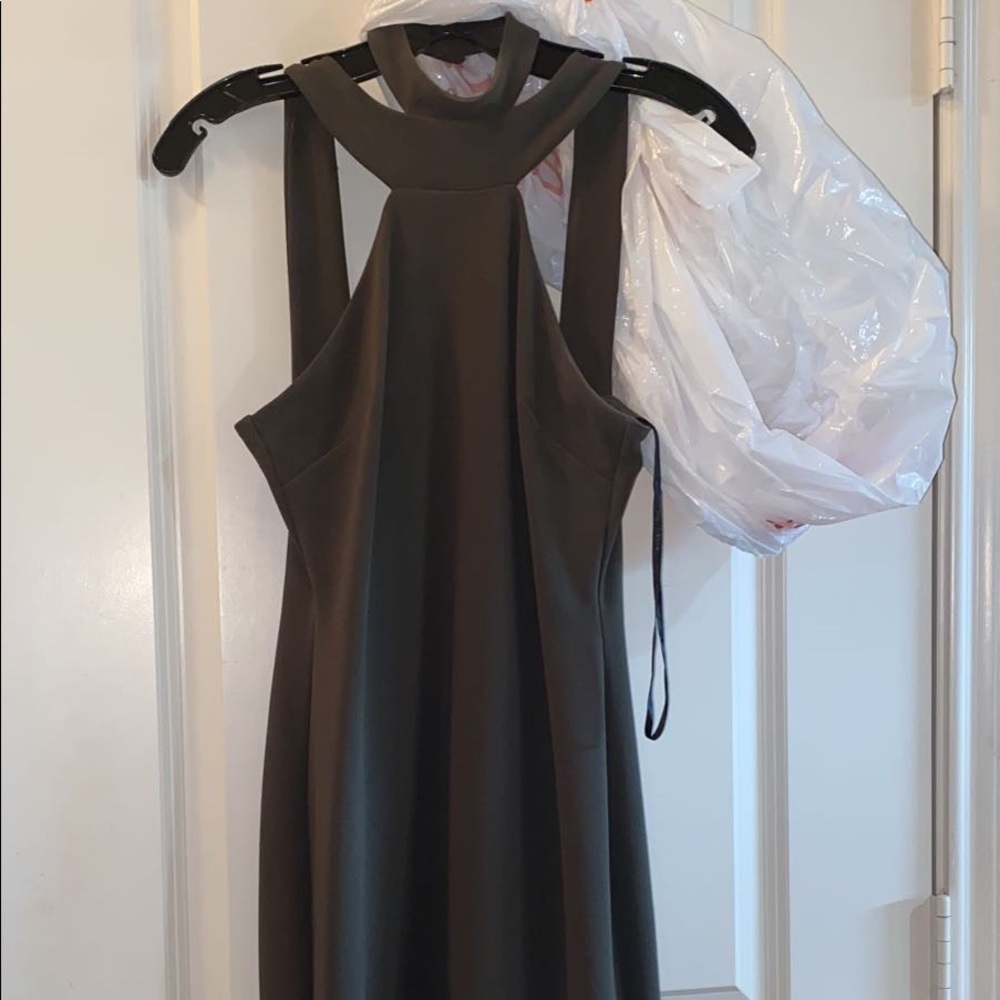 Olive Green Formal Dress